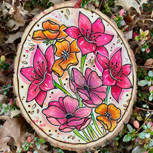 Load image into Gallery viewer, Loose Watercolors II Pyrography Art