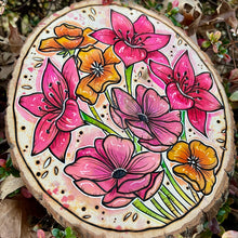 Load image into Gallery viewer, Loose Watercolors II Pyrography Art