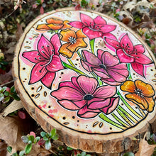 Load image into Gallery viewer, Loose Watercolors II Pyrography Art