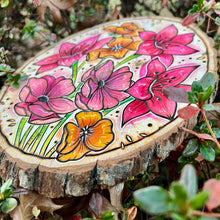 Load image into Gallery viewer, Loose Watercolors II Pyrography Art