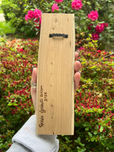 Load image into Gallery viewer, Tall Skinny Mushroom Trio Pyrography Art