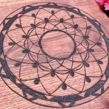 Load image into Gallery viewer, Mandala I Pyrography Art