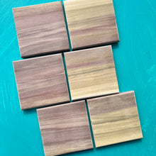 Load image into Gallery viewer, 5" Square Chamfered Rainbow Poplar Canvas