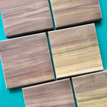 Load image into Gallery viewer, 5" Square Chamfered Rainbow Poplar Canvas