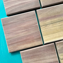 Load image into Gallery viewer, 5" Square Chamfered Rainbow Poplar Canvas