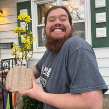 Load image into Gallery viewer, Large Round HEAVY Ambrosia Maple Bud Vase