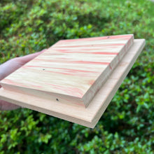 Load image into Gallery viewer, Mounted Box Elder Square Panels