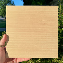 Load image into Gallery viewer, 8" Square Basswood Panels