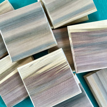 Load image into Gallery viewer, 5" Square FULL Chamfered Rainbow Poplar Canvas