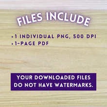 Load image into Gallery viewer, Hand-Drawn Modern Folk Art Daisy Template