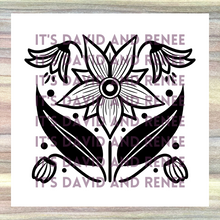 Load image into Gallery viewer, Folky Forest Flowers Template