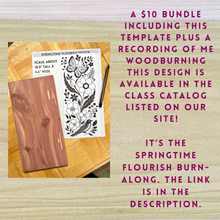 Load image into Gallery viewer, "Springtime Flourish" Design Template