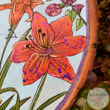 Load image into Gallery viewer, &quot;Spring &amp; Summer&quot; Pyrography Art
