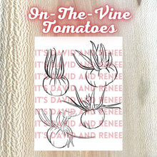 Load image into Gallery viewer, Hand-Drawn On-The-Vine Tomato Templates