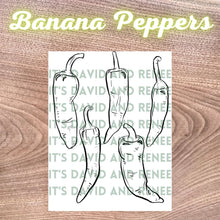 Load image into Gallery viewer, Hand-Drawn Banana Pepper Templates
