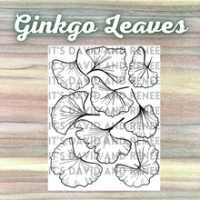 Load image into Gallery viewer, Hand-Drawn Ginkgo Leaf Templates