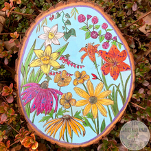 Load image into Gallery viewer, "Spring & Summer" Pyrography Art