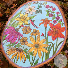 Load image into Gallery viewer, "Spring & Summer" Pyrography Art