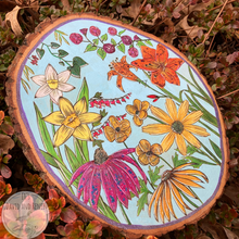 Load image into Gallery viewer, "Spring & Summer" Pyrography Art