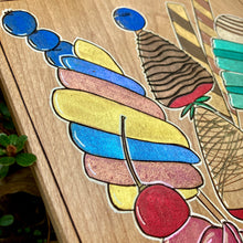 Load image into Gallery viewer, "Dessert Bouquet" Pyrography Art