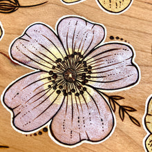 Load image into Gallery viewer, "Pattern of Blooms" Pyrography Art
