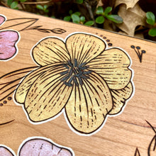 Load image into Gallery viewer, "Pattern of Blooms" Pyrography Art