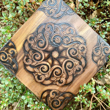 Load image into Gallery viewer, "Mosaic of the Deep" Pyrography Art