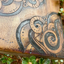 Load image into Gallery viewer, "Mosaic of the Deep" Pyrography Art