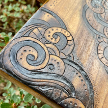 Load image into Gallery viewer, "Mosaic of the Deep" Pyrography Art