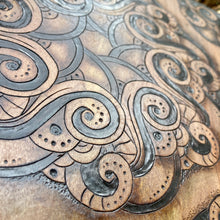 Load image into Gallery viewer, "Mosaic of the Deep" Pyrography Art