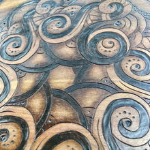 Load image into Gallery viewer, "Mosaic of the Deep" Pyrography Art