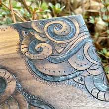 Load image into Gallery viewer, "Mosaic of the Deep" Pyrography Art