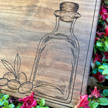 Load image into Gallery viewer, &quot;Olive &amp; Oil&quot; Serving Board
