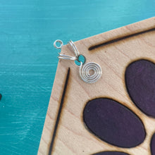 Load image into Gallery viewer, Dark Galaxy Purple Paw Print Ornament