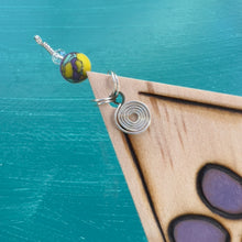 Load image into Gallery viewer, Purple Paw Prints Ornament