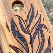 Load image into Gallery viewer, Stippled Leaves Cutting/Serving Board
