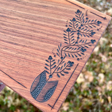 Load image into Gallery viewer, Folky Flower Vase Cutting/Serving Board
