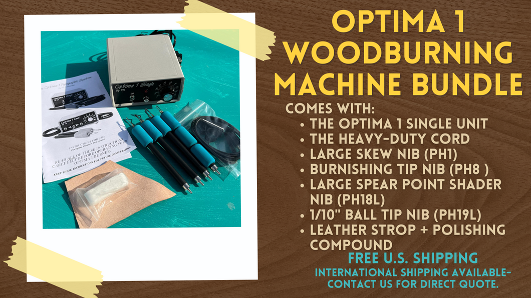 (ONE LEFT!) Optima 1 Pyrography Unit // Woodburning Kit