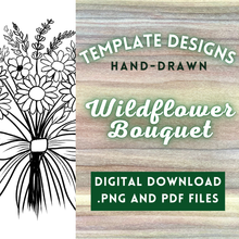 Load image into Gallery viewer, Wildflower Bouquet Template
