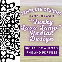 Load image into Gallery viewer, &quot;Funky Lava Lamp&quot; Radial Design Template
