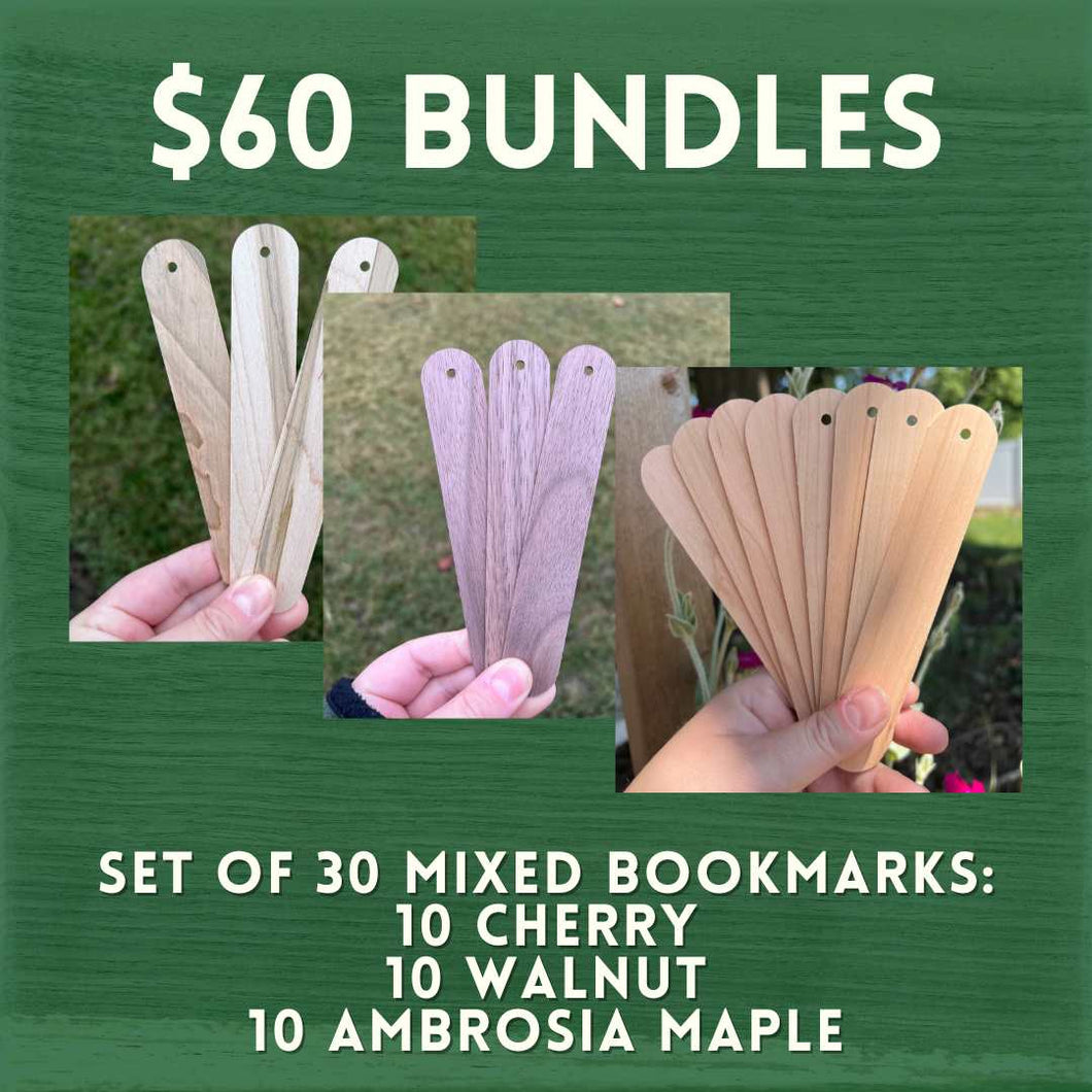 $60 BUNDLE // 10 of Each Bookmarks