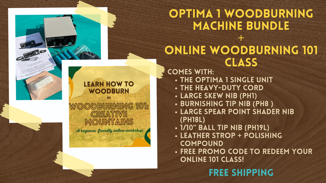 Woodburning Bundle + Online Woodburning 101