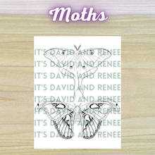 Load image into Gallery viewer, Hand-Drawn Butterflies and Moths Templates
