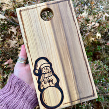 Load image into Gallery viewer, Snowman Cutting/Serving Board
