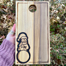 Load image into Gallery viewer, Snowman Cutting/Serving Board
