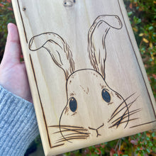 Load image into Gallery viewer, Cute Bunny Cutting/Serving Board
