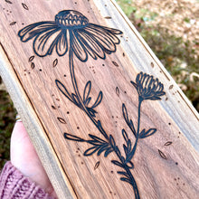 Load image into Gallery viewer, Garden Flower Cutting/Serving Board
