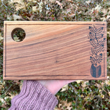 Load image into Gallery viewer, Folky Flower Vase Cutting/Serving Board
