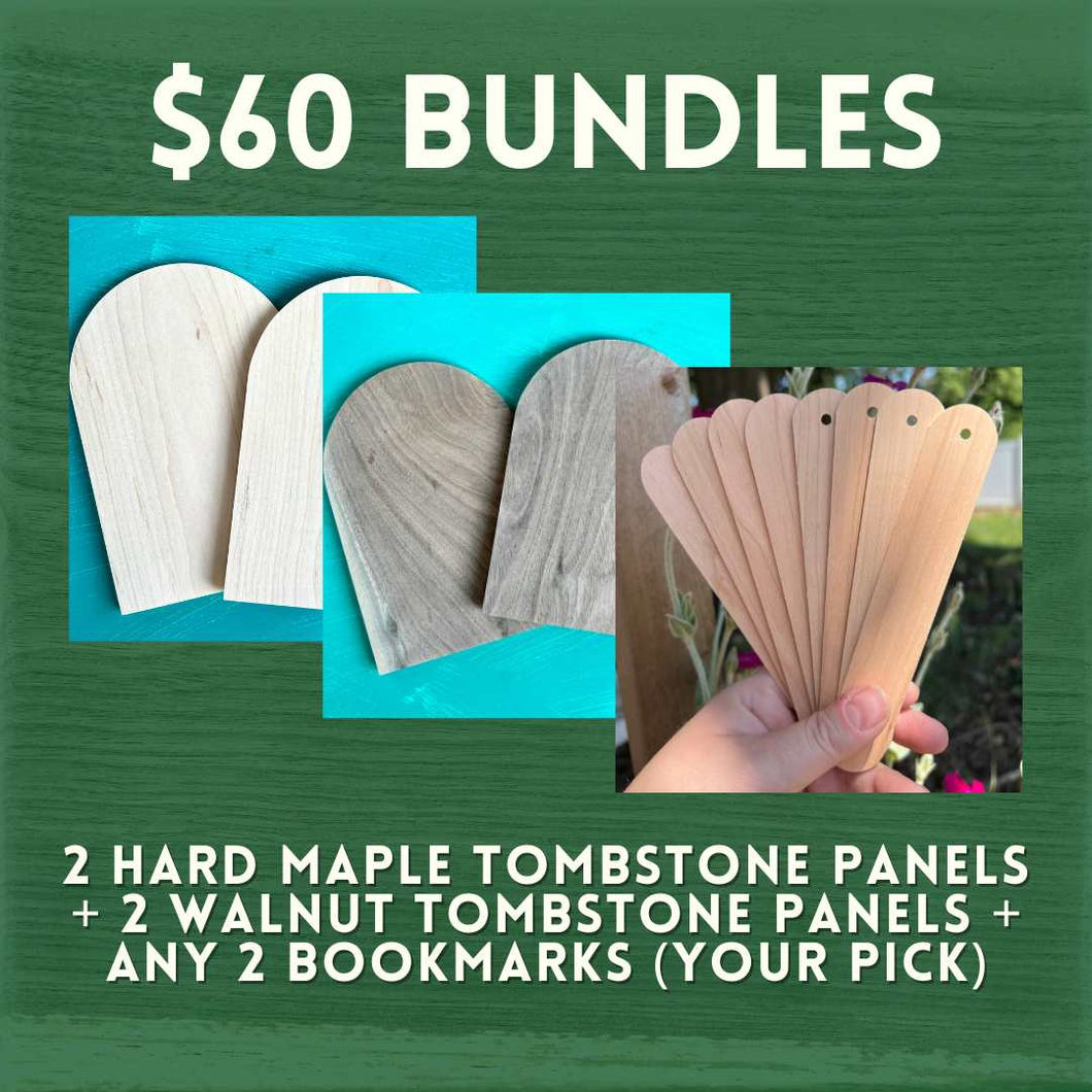 $60 BUNDLE // Tombstones + Bookmarks