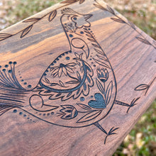 Load image into Gallery viewer, Folky Chicken Cutting/Serving Board
